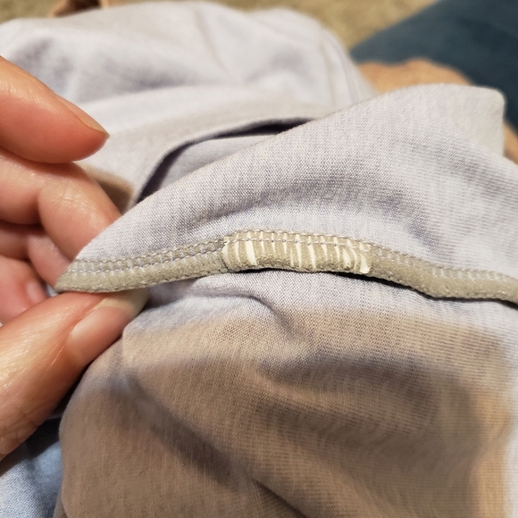 Fabletics Lilac/Gray Sleeveless Tank Top Size XL - Picture 4 of 4